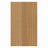 Eikenhouten front met glas