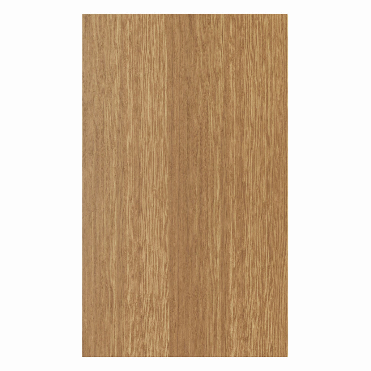 Eikenhouten front met glas
