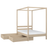 Bed gewit eiken met hemel – eiken details en verbindingen, Nizio Home