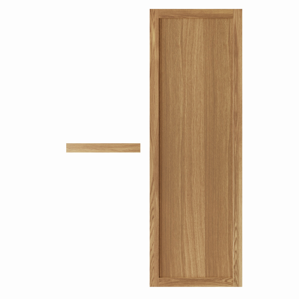 Meubelfront van natuurlijk eikenhout