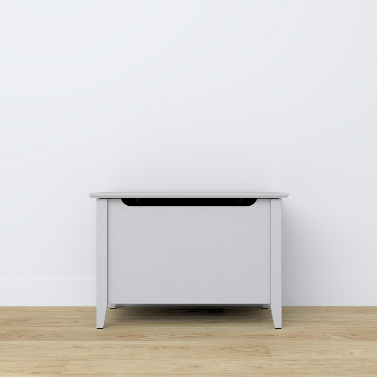 Houten kist Scandi grijs