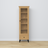 Oak Display Cabinet 1S 57 Scandi Black / Natural Oak