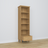 Eikenhouten boekenkast 1S 57 Scandi natureel eiken