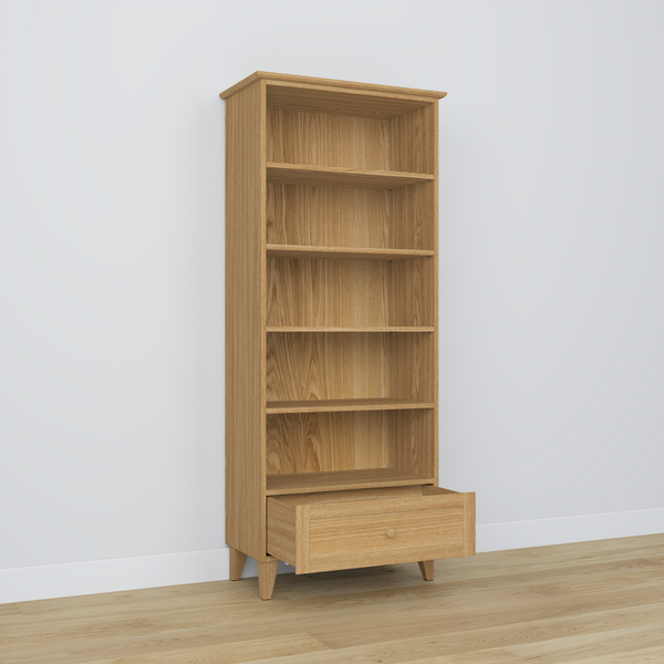 Étagère 1S 80 Scandi en chêne chêne naturel