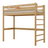 Oak loft bed N01 oak natural