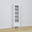 Houten vitrinekast 1S 57 Scandi wit