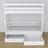 Houten stapelbed wit met lade – afmetingen en schema, Nizio
