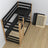 Black and Oak Wooden Bunk Bed with Drawer – Scandinavian Design, Nizio