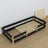 Laag houten bed wit – details van verbindingen, Nizio Home