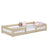 Oak low bed N01 oak bleached