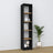 Wooden shelf N01 black / oak