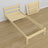 Bed with mattress drawer clear pine made of wood – dimensions, Nizio
