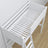 Lit mezzanine blanc – bureau en bois pod chambre, chambre d'enfant scandinave