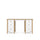 Bureau 6S Scandi en bois blanc / chêne naturel