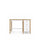Bureau 3S Scandi en bois blanc / chêne naturel