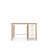 Houten bureau 3S Scandi wit / natuurlijk eiken