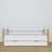 Slaapbank met matraslade wit-eiken van hout – afmetingen, Nizio