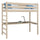 Oak Loft Bed with Desk Bleached Oak – Children’s Room, Scandi Nizio