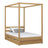 Hemelbed met lade eiken naturel eiken – kinderkamer, scandi stijl