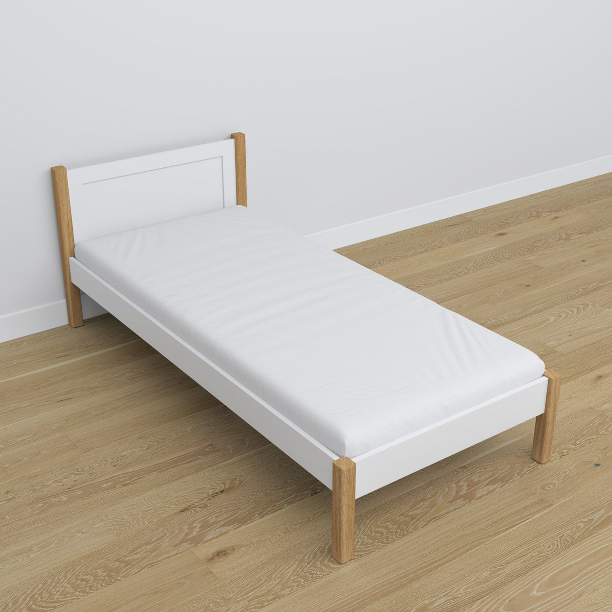 Sommier en pin Nizio pour lit simple – base durable