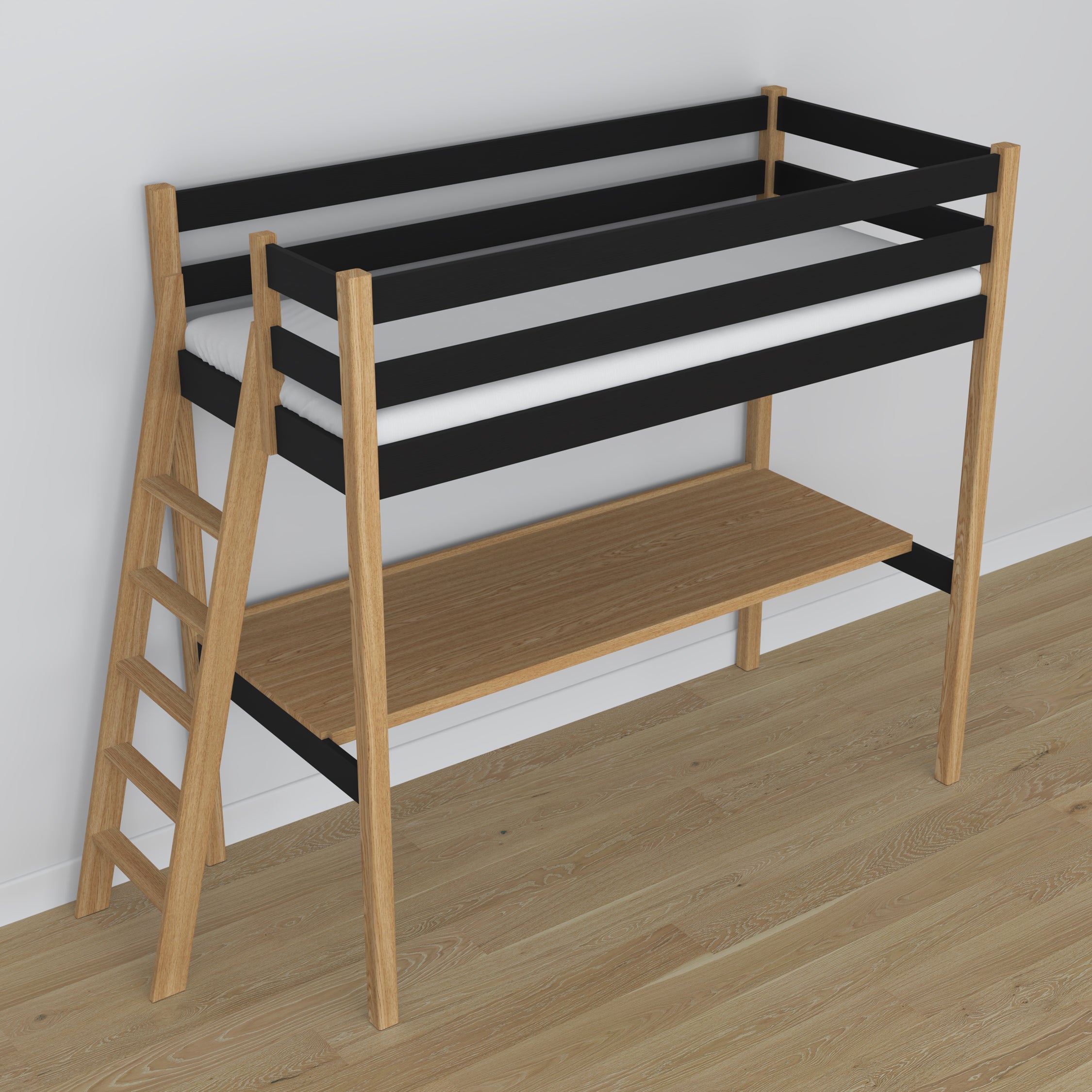 Nizio pine slatted base for loft bed – compatible with every model