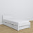 Bed met lade houten wit – kinderkamer, scandi inrichting