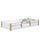 Low Bed Wooden White and Oak – Bedroom, Solid Wood, Scandinavian Style, Nizio