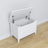 Chest white wooden – dimensions and diagram, Nizio Home