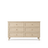 Commode met 6 lades eiken gewit eiken 154 cm – slaapkamer, Scandinavische stijl