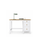 Bureau 3S Scandi en bois blanc / chêne naturel
