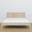 Tweepersoonsbed gewit eiken – lattenbodem van eiken, Nizio Home