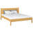 Houten tweepersoonsbed naturel grenen – slaapkamer, massief hout, Scandinavische stijl
