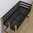 Houten hoogslaperbed zwart-eiken – details verbindingen en ladder, Nizio Home