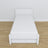 Bed wit met lade – geleiders en houten details, Nizio