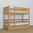Bunk Bed with Mattress Drawer Natural Oak Oak – Solid Wood, Scandi Style