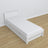 Lit avec tiroir pour matelas blanc en bois – dimensions, Nizio
