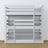 3-verdiepingen bed grijs – ladder en veiligheidsbeugels, houten