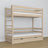 Stapelbed met lade gewit eiken van eiken – Scandinavisch design, Nizio