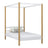 Bed met hemelbed van hout wit-eiken – kinderkamer, Scandinavische stijl Nizio