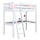 lit mezzanine avec bureau N03 en bois dans la couleur sur commande RAL/NCS – bois massif, Nizio