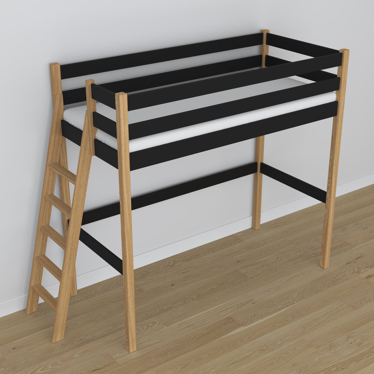 Grenen frame Nizio voor hoogslaper – duurzame basis
