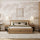 Lit double avec tiroir en chêne chêne naturel – chambre, schowek, style scandinave