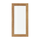 Eikenhouten front met glas