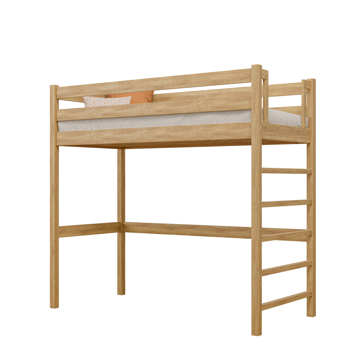 Eiken hoogslaper N01 eiken natureel