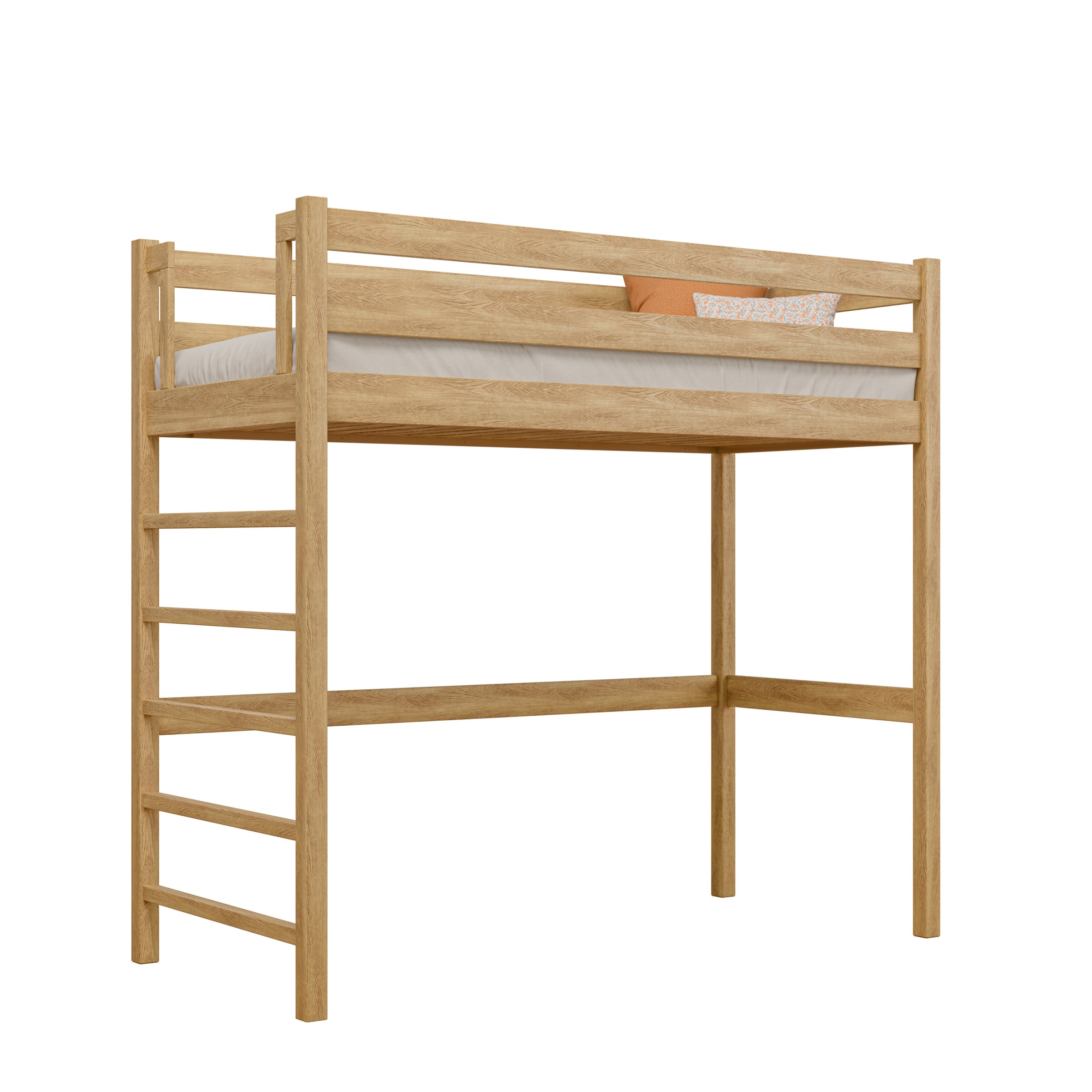 Eiken hoogslaper N01 eiken natureel