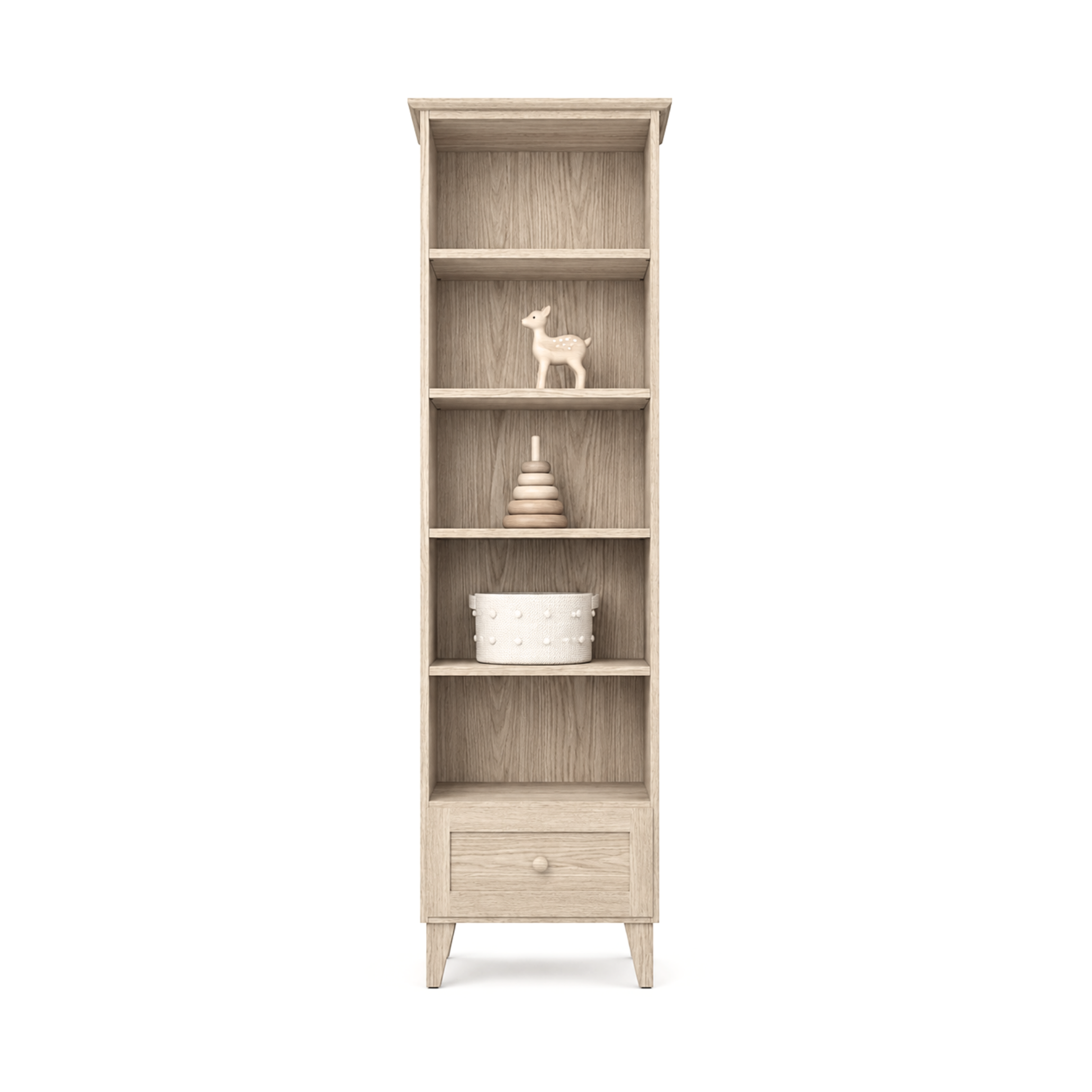 Eiken kast 1S 57 Scandi gewit eiken