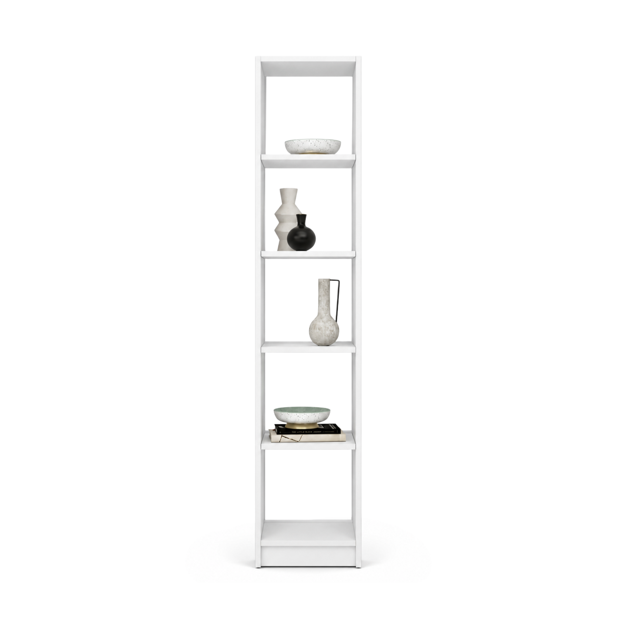 Houten boekenkast N01 wit
