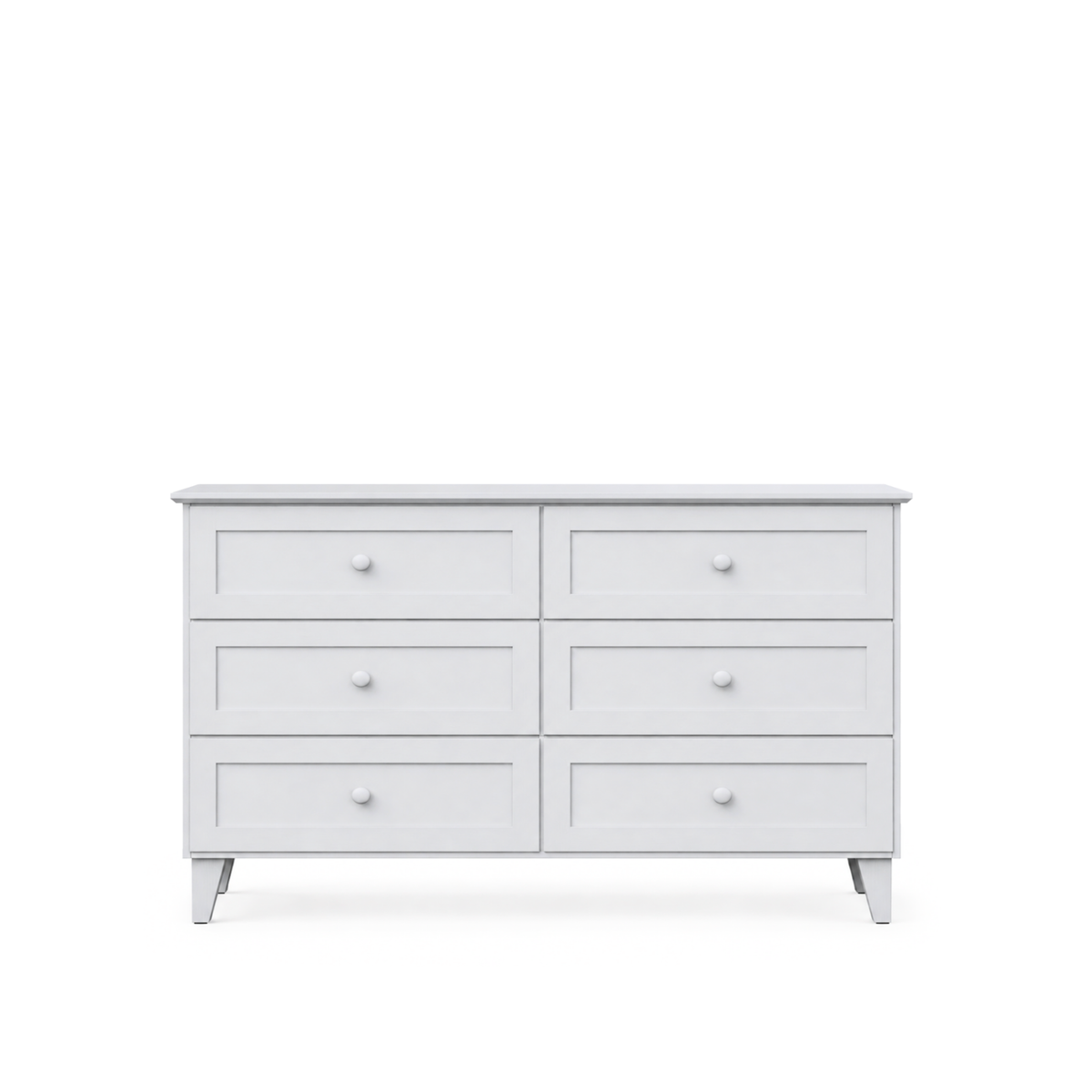 Wooden chest of drawers 6S 154 Scandi grey