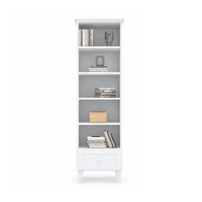 Houten boekenkast 1S 57 Scandi wit