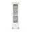 Houten vitrinekast 1S 57 Scandi wit / natureel eiken